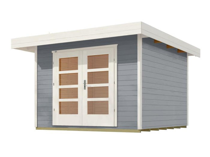 Weka Gartenhaus 126 Plus Gr. 3 in grau
