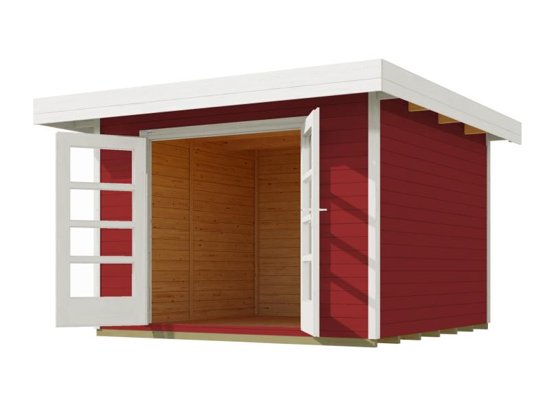 Weka Gartenhaus 126 Plus Gr. 3 in schwedenrot