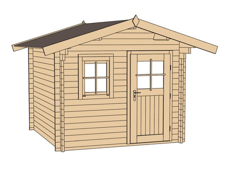 Weka Gartenhaus 131 Gr. 1