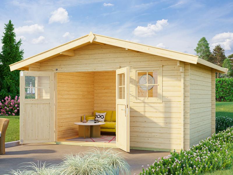 Weka Gartenhaus 136 Gr. 1 Vordach 60 cm