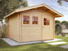 Weka Gartenhaus 139 Gr. 2 Vordach 60 cm