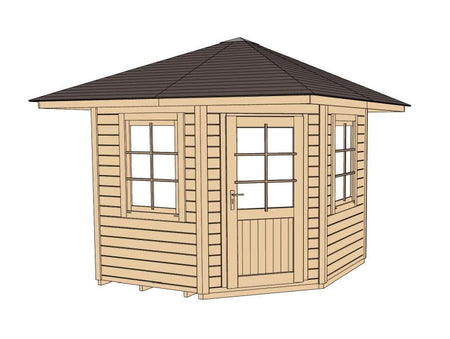 Weka Gartenhaus 149 5-Eck Gr. 1