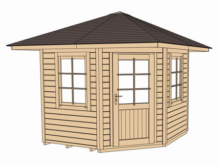 Weka Gartenhaus 149 5-Eck Gr. 2