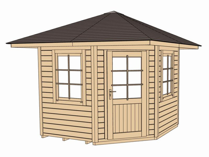 Weka Gartenhaus 149 5-Eck Gr. 2