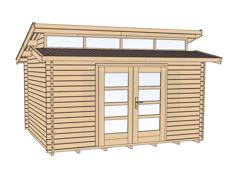 Weka Gartenhaus 158 Größe 2 28 mm