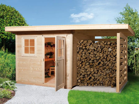Weka Gartenhaus 170 Größe 2 mit Schleppdach