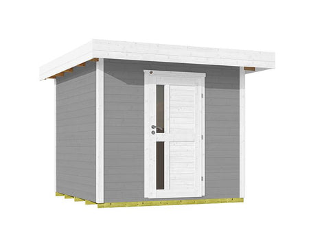 Weka Gartenhaus 172 Größe 2 grau