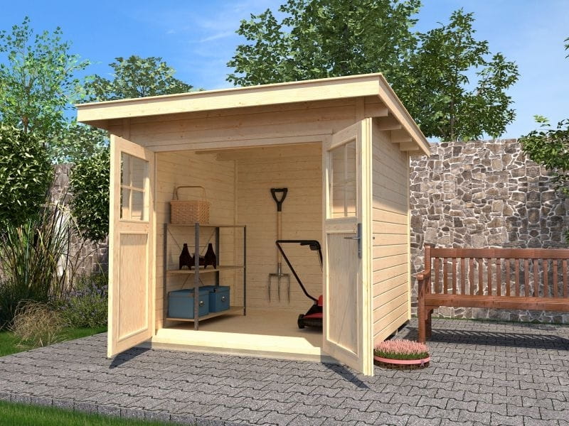 Weka Gartenhaus 179 Größe 4 naturbelassen