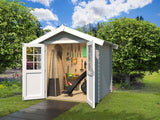 Weka Gartenhaus 209 Gr. 1 hellgrau