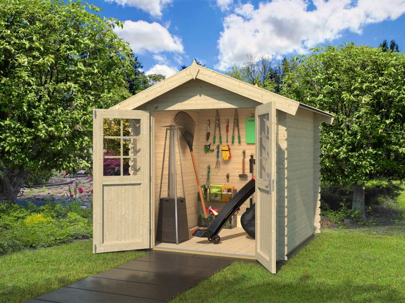 Weka Gartenhaus 209 Gr. 1 natur