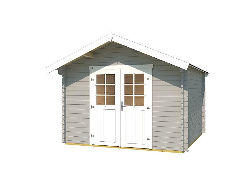 Weka Gartenhaus 209 Gr. 3 hellgrau