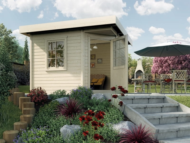 Weka Gartenhaus 213 Plus Gr 1 natur