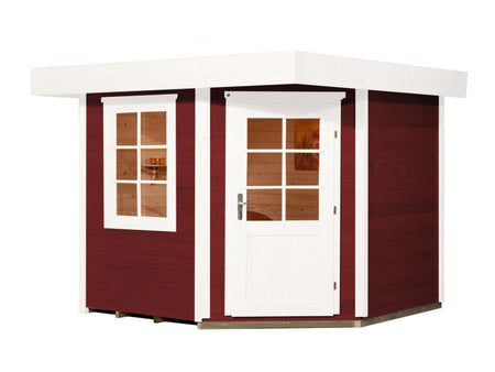 Weka Gartenhaus 213 Plus Gr 2 schwedenrot