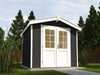 Weka Gartenhaus 218 Größe 3 anthrazit 28 mm