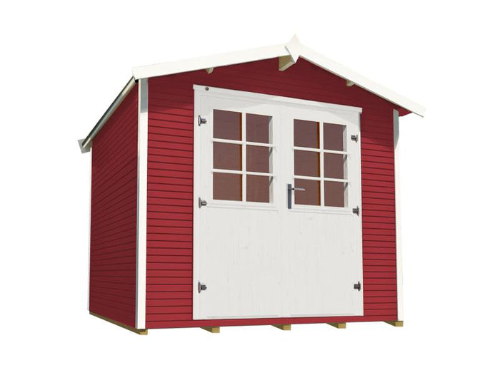 Weka Gartenhaus 218 Größe 3 schwedenrot  28 mm