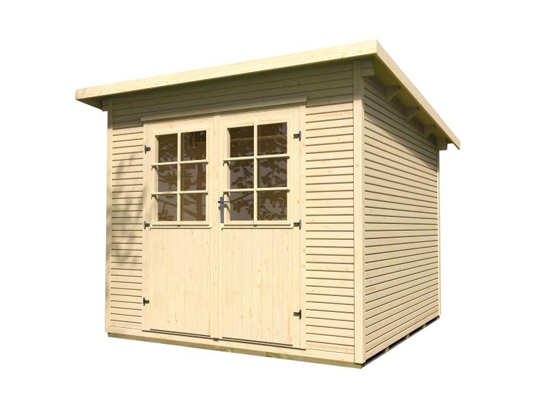 Weka Gartenhaus 219 Größe 1 28 mm natur