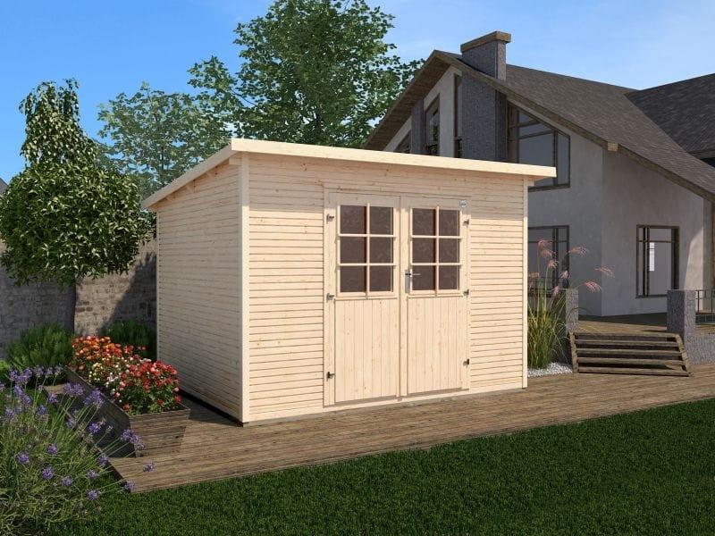 Weka Gartenhaus 219 Größe 2 28 mm natur