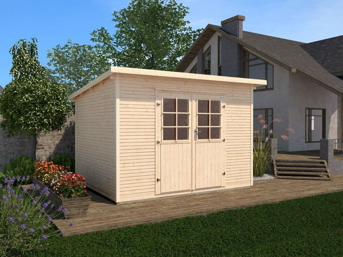 Weka Gartenhaus 219 Größe 2 28 mm natur
