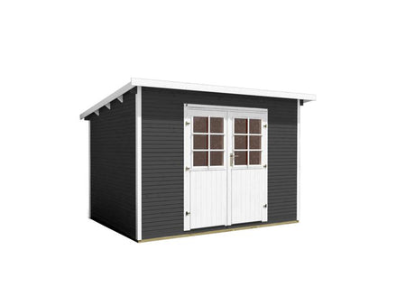 Weka Gartenhaus 219 Größe 2 anthrazit 28 mm