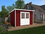 Weka Gartenhaus 219 Größe 2 schwedenrot 28 mm