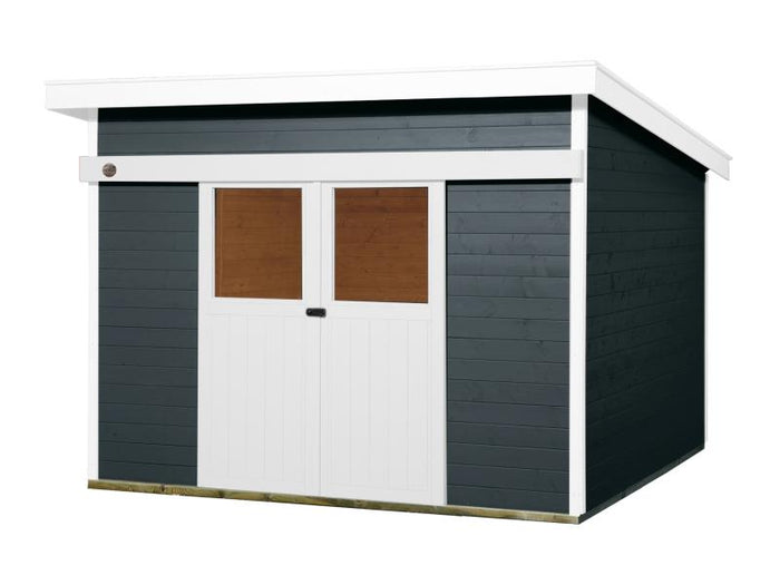 Weka Gartenhaus 225 Größe 1 anthrazit