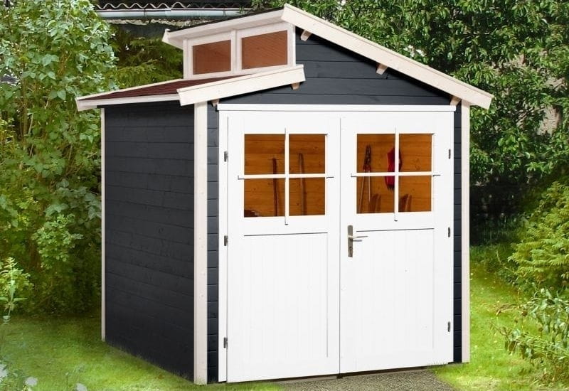 Weka Gartenhaus 226 Größe 1 anthrazit