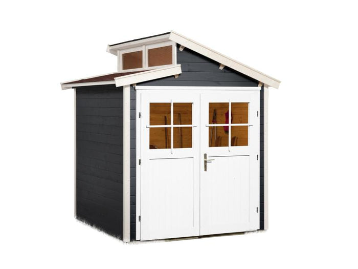 Weka Gartenhaus 226 Größe 1 anthrazit