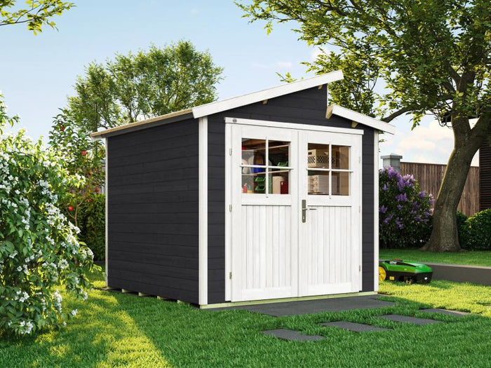 Weka Gartenhaus 226 Größe 2 anthrazit