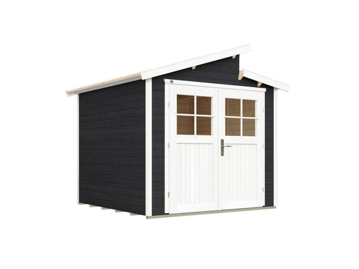 Weka Gartenhaus 226 Größe 2 anthrazit