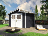 Weka Gartenhaus 226 Größe 3 anthrazit