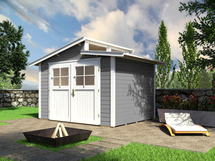 Weka Gartenhaus 226 Größe 3 grau