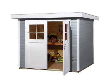 Weka Gartenhaus 227 Größe 2 grau