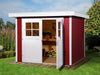 Weka Gartenhaus 227 Größe 2 schwedenrot