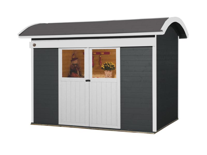 Weka Gartenhaus 228 anthrazit 21 mm