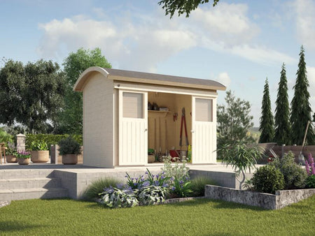 Weka Gartenhaus 228 natur 21 mm