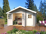 Weka Gartenhaus 253 Größe 1 28 mm hellgrau