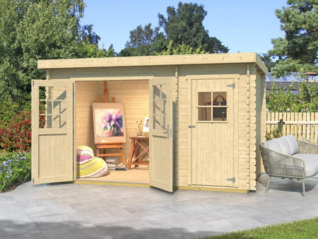 Weka Gartenhaus 254 Gr. 1 natur