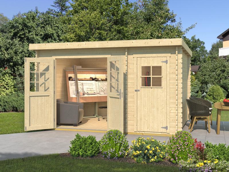 Weka Gartenhaus 254 Gr. 2 natur