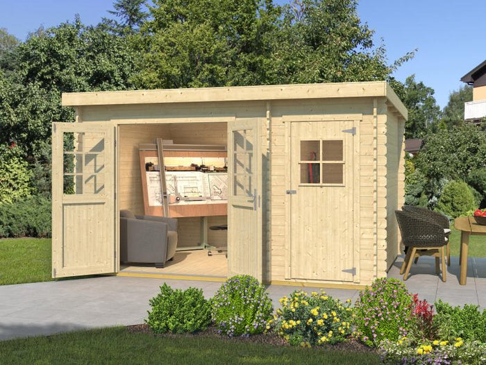 Weka Gartenhaus 254 Gr. 2 natur