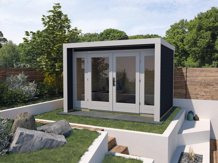 Weka Gartenhaus 263 Größe 3 anthrazit