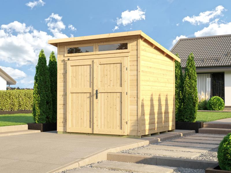 Weka Gartenhaus 264 Gr. 1 21 mm natur