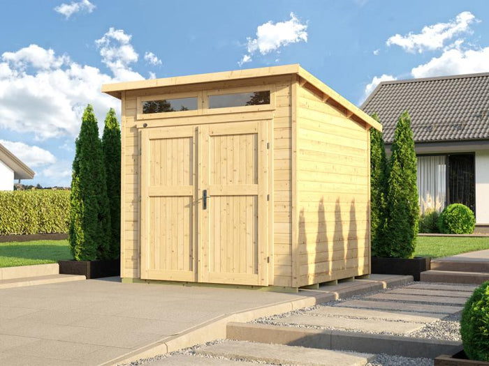 Weka Gartenhaus 264 Gr. 1 21 mm natur