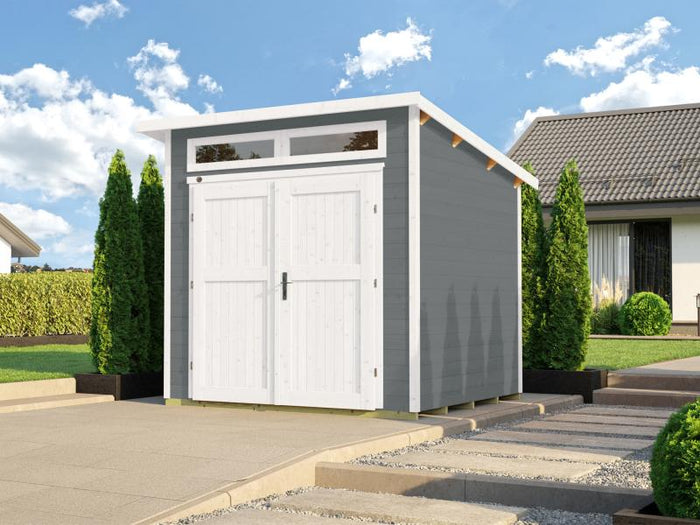 Weka Gartenhaus 264 Gr. 1 ,21 mm, grau
