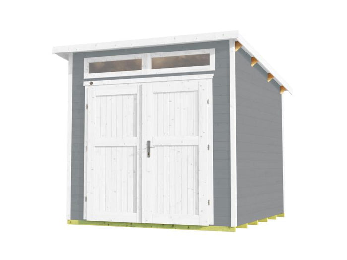 Weka Gartenhaus 264 Gr. 1 ,21 mm, grau