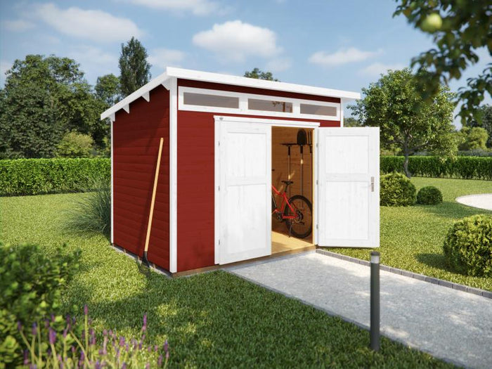Weka Gartenhaus 264 Gr. 1 ,21 mm, schwedenrot