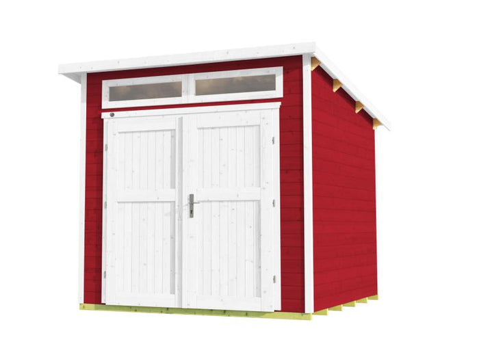 Weka Gartenhaus 264 Gr. 1 ,21 mm, schwedenrot