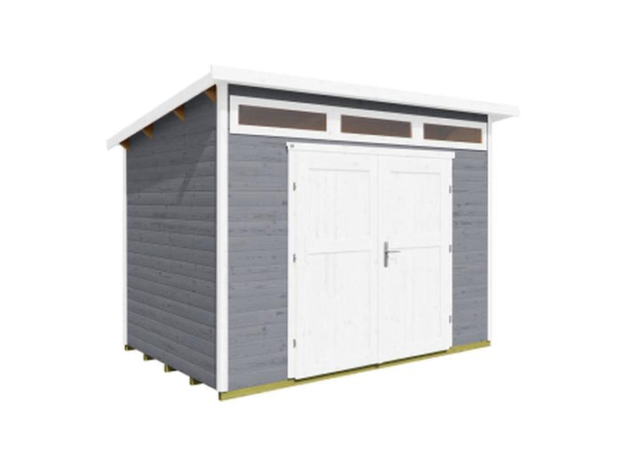 Weka Gartenhaus 264 Gr. 3 21 mm grau