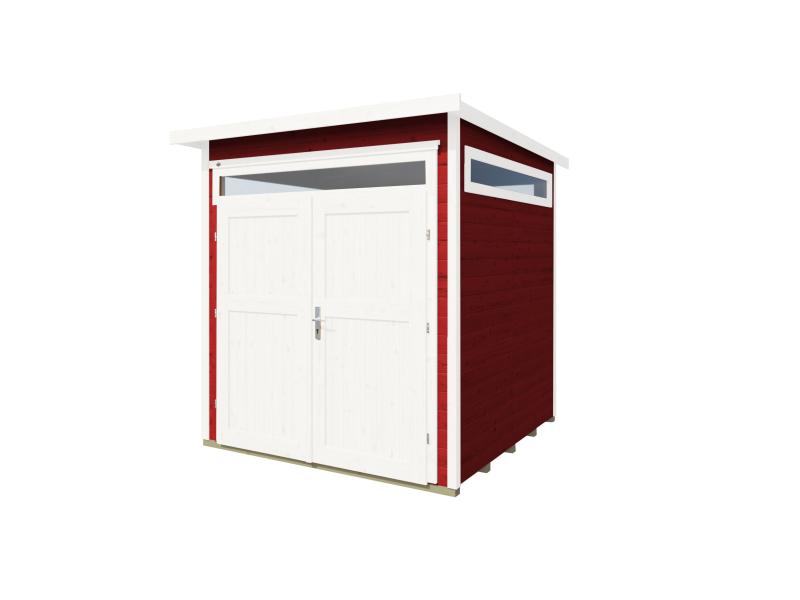 Weka Gartenhaus 265 Gr. 1 21 mm rot