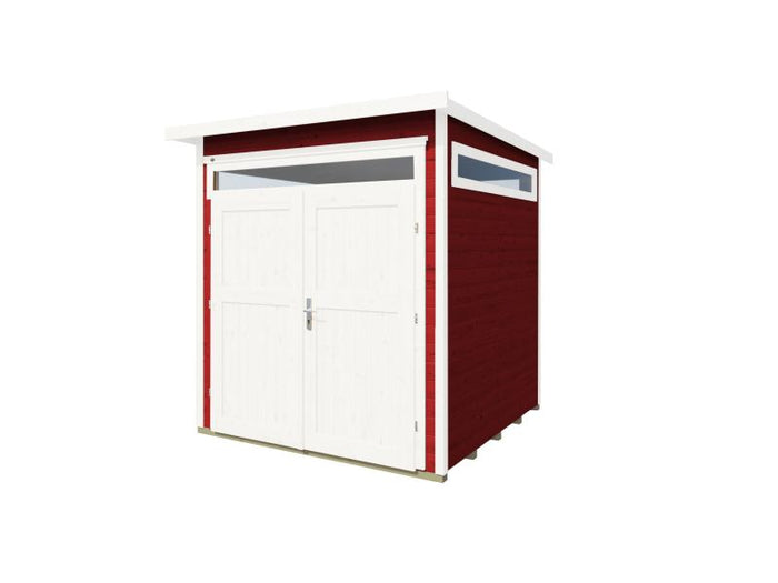 Weka Gartenhaus 265 Gr. 1 21 mm rot