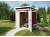 Weka Gartenhaus 265 Gr. 2 21 mm rot